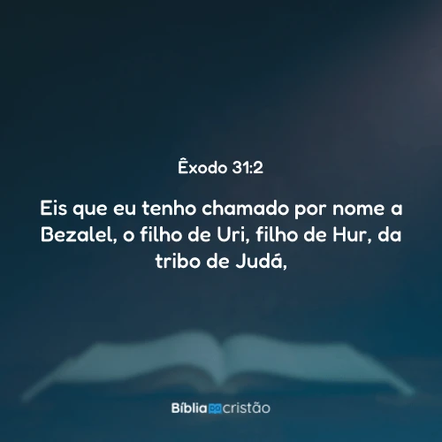 Êxodo 31:2