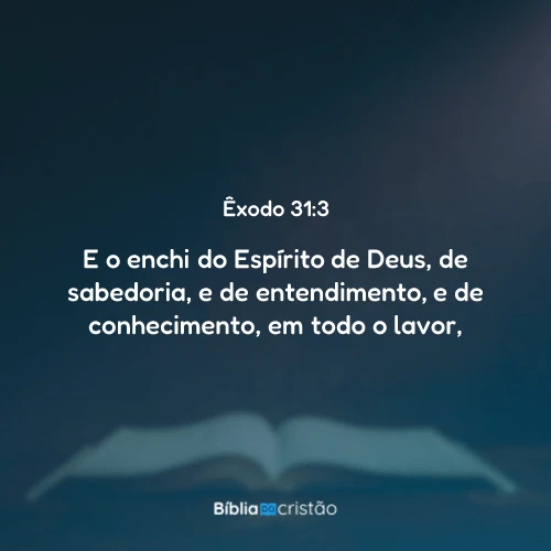 Êxodo 31:3