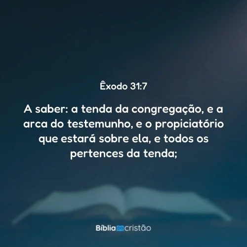 Êxodo 31:7