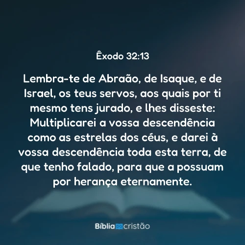 Êxodo 32:13