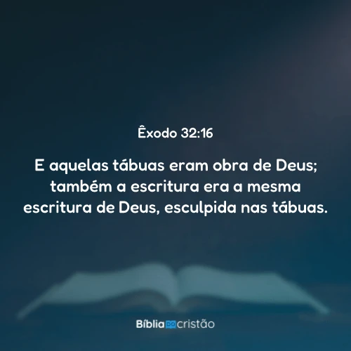 Êxodo 32:16