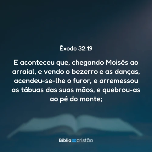 Êxodo 32:19