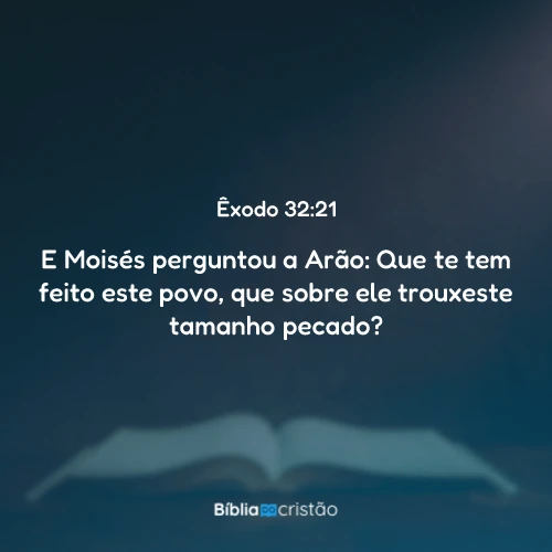 Êxodo 32:21