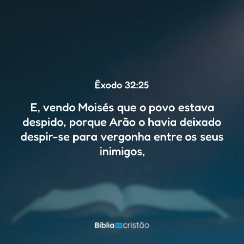 Êxodo 32:25