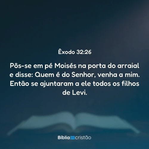 Êxodo 32:26