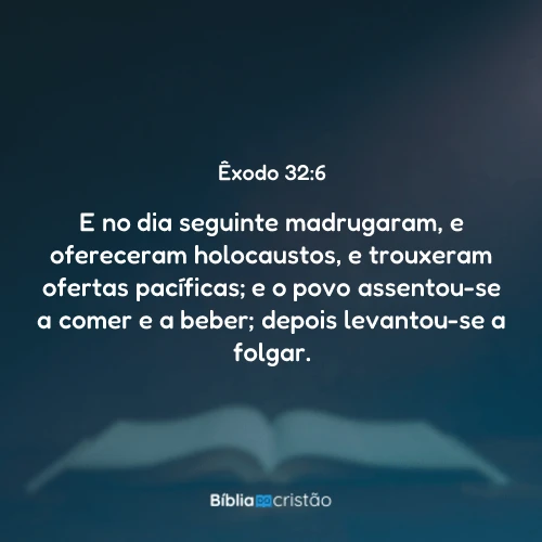 Êxodo 32:6