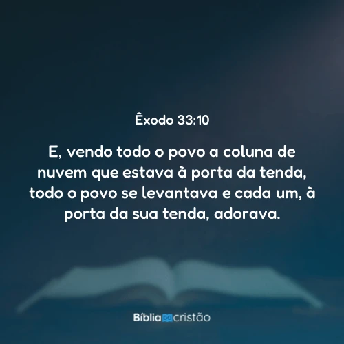 Êxodo 33:10