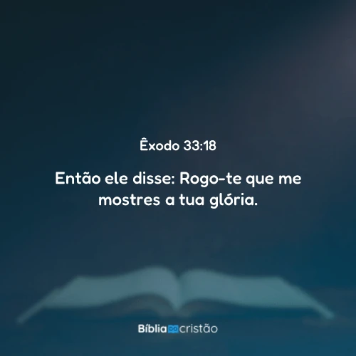 Êxodo 33:18
