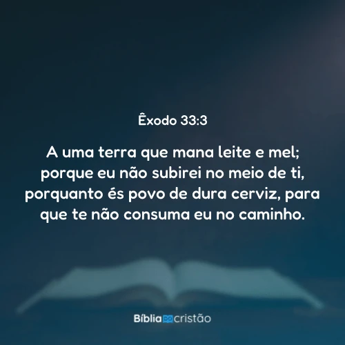 Êxodo 33:3