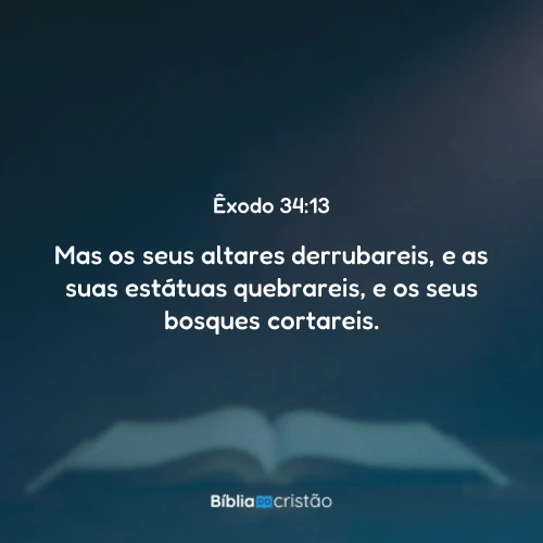 Êxodo 34:13