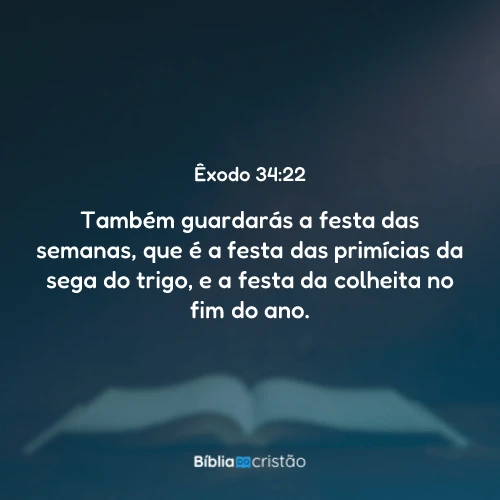 Êxodo 34:22