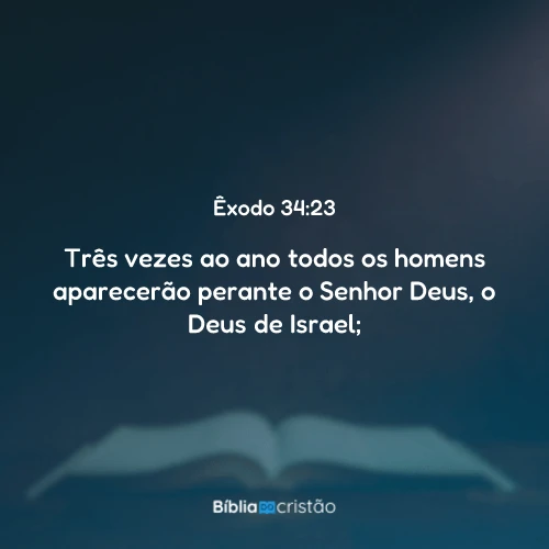 Êxodo 34:23