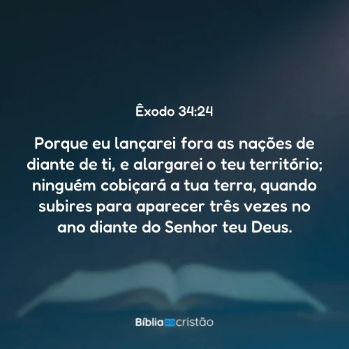 Êxodo 34:24