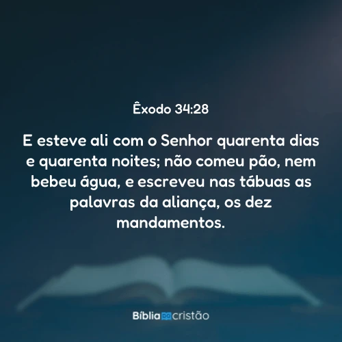 Êxodo 34:28
