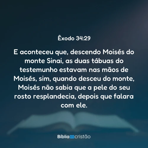 Êxodo 34:29