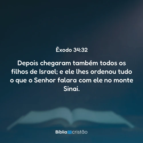Êxodo 34:32
