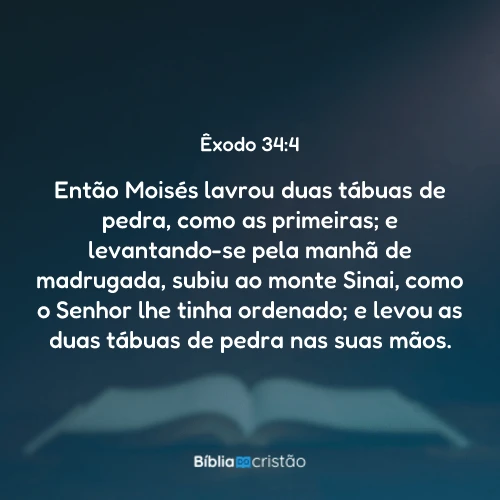 Êxodo 34:4