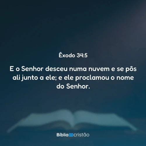 Êxodo 34:5