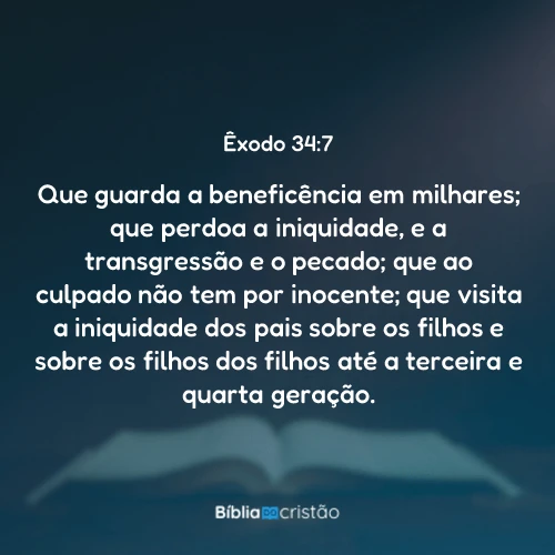 Êxodo 34:7