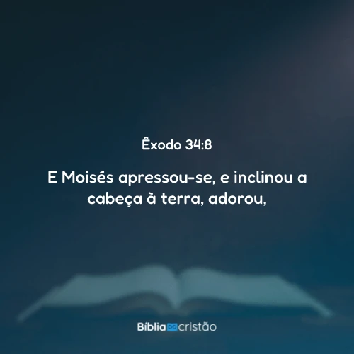 Êxodo 34:8