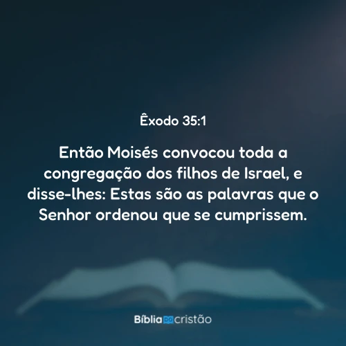 Êxodo 35:1