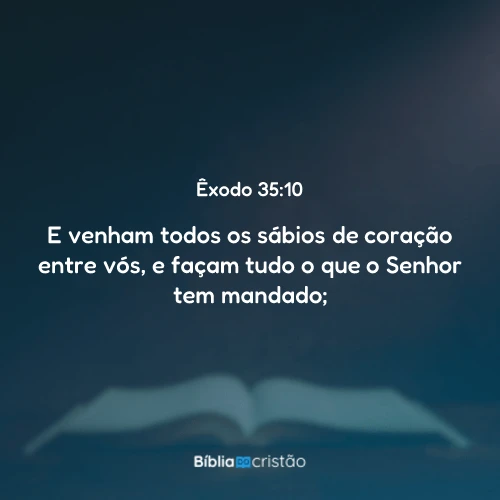 Êxodo 35:10