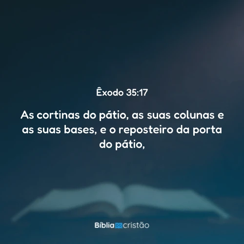 Êxodo 35:17