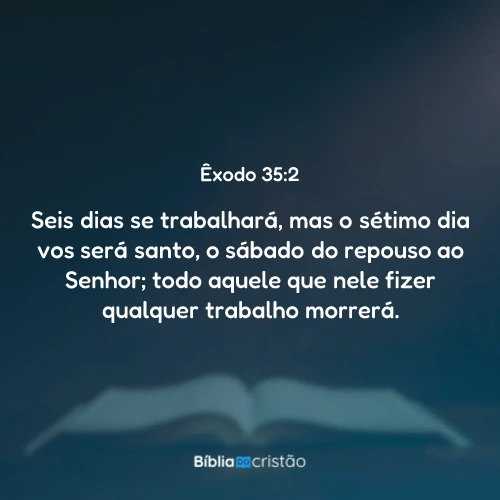 Êxodo 35:2