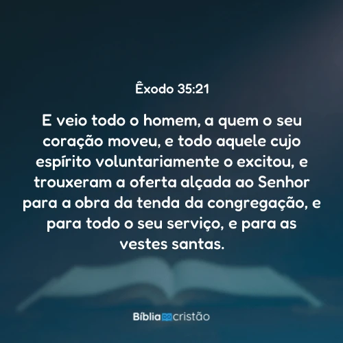 Êxodo 35:21