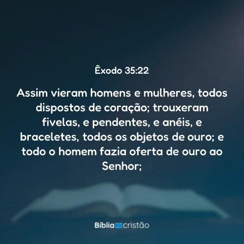 Êxodo 35:22