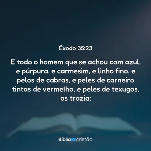 Êxodo 35:23
