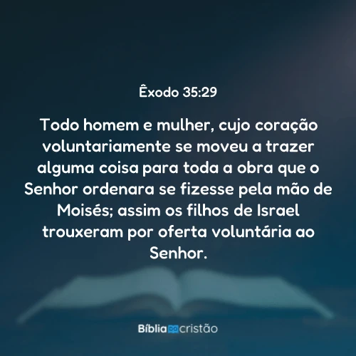 Êxodo 35:29