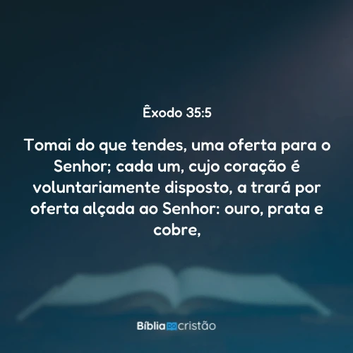 Êxodo 35:5