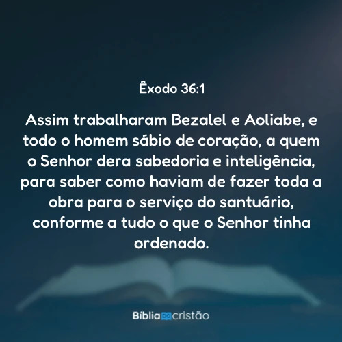 Êxodo 36:1
