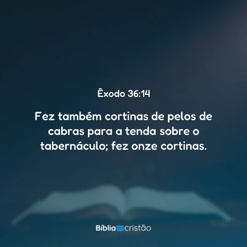 Êxodo 36:14