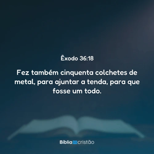 Êxodo 36:18