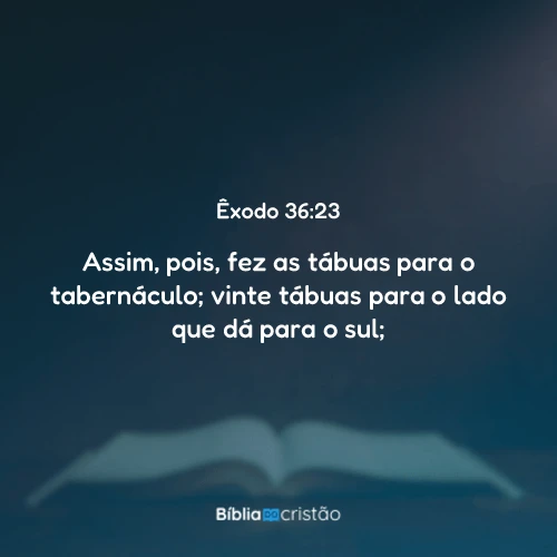 Êxodo 36:23