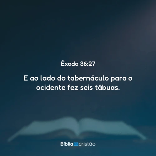 Êxodo 36:27
