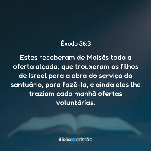 Êxodo 36:3