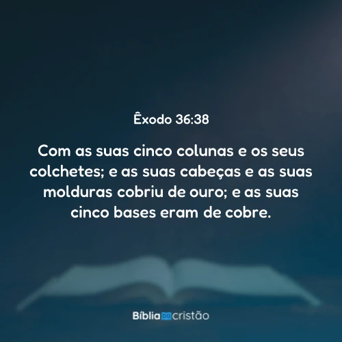 Êxodo 36:38