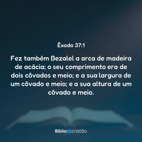 Êxodo 37:1