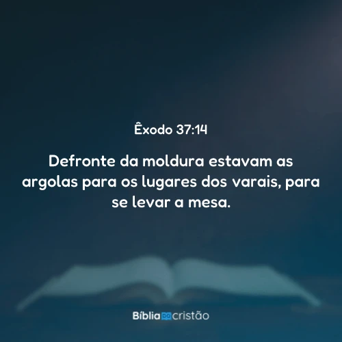 Êxodo 37:14