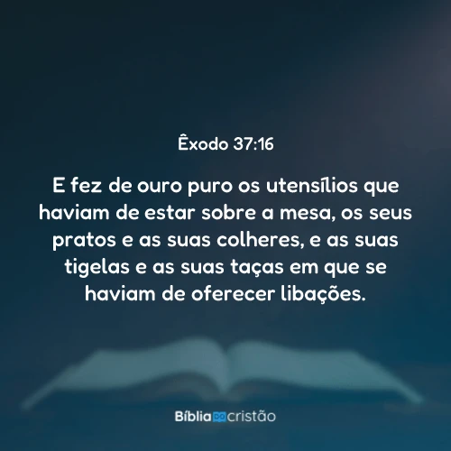 Êxodo 37:16