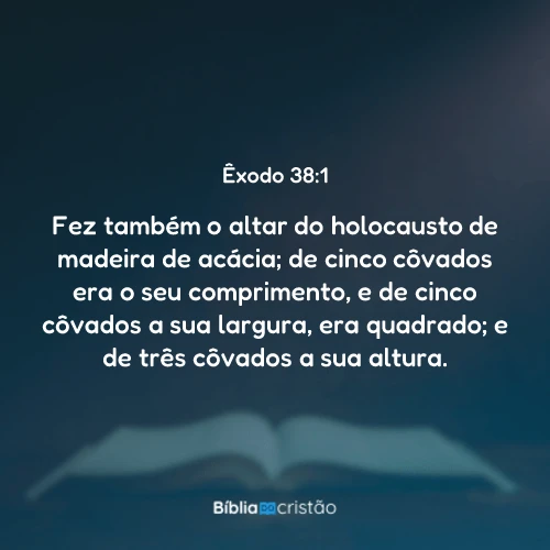 Êxodo 38:1