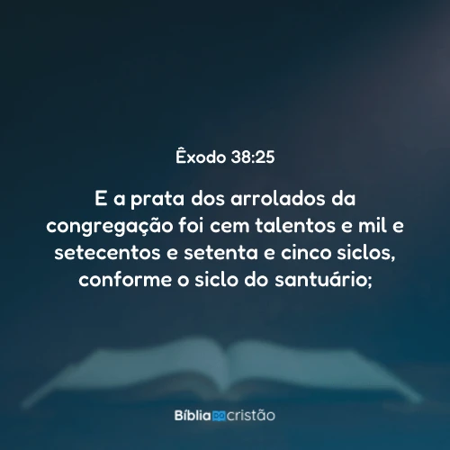 Êxodo 38:25