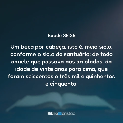 Êxodo 38:26