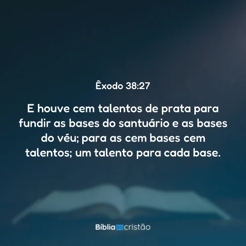 Êxodo 38:27