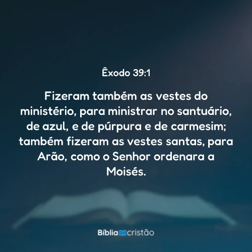 Êxodo 39:1