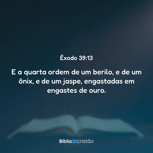 Êxodo 39:13