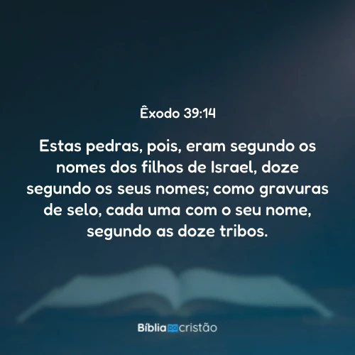 Êxodo 39:14